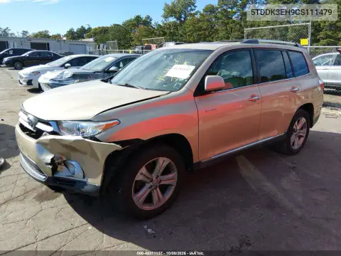 2012 Toyota Highlander Limited V6 VIN 5TDDK3EH9CS111479 фото 2
