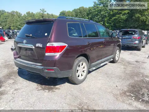 5TDZK3EH1CS050666 — 2012 Toyota Highlander, фото 5 с аукциона IAAI, Боковая часть