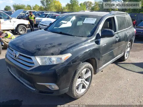 2013 Toyota Highlander Limited V6 VIN 5TDDK3EHXDS243491 фото 3