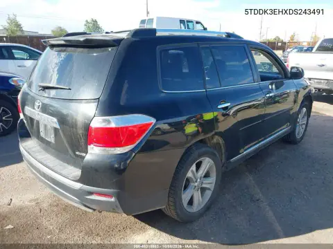 2013 Toyota Highlander Limited V6 VIN 5TDDK3EHXDS243491 фото 5