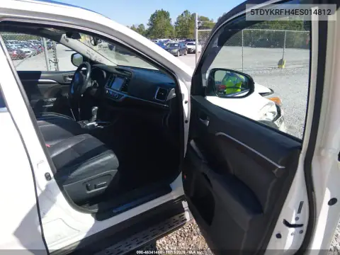 5TDYKRFH4ES014812 — 2014 Toyota Highlander, Правая сторона, фото до ремонта