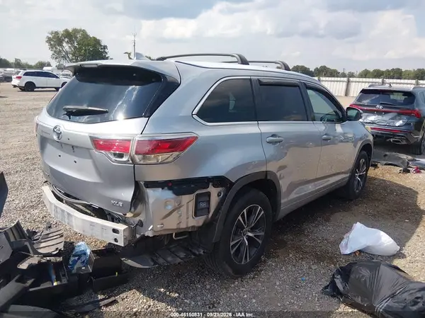 5TDKKRFH2GS131166 — 2016 Toyota Highlander, фото 4 с аукциона IAAI 05.10.2026, Задняя часть слева
