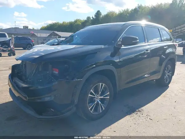 5TDJKRFH7GS262914 — 2016 Toyota Highlander, фото 2 с аукциона IAAI 15.10.2026, Передняя часть