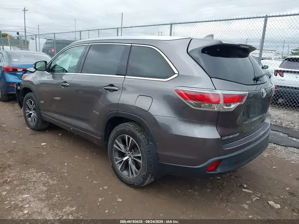 5TDJKRFH3GS314507 — 2016 Toyota Highlander, фото 3 с аукциона IAAI, Передняя часть