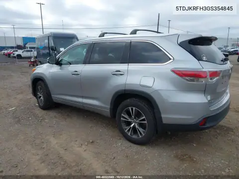 2016 Toyota Highlander Xle V6 VIN 5TDJKRFH3GS354845 фото 4