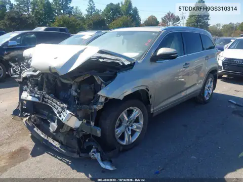 5TDDKRFH9GS310314 — 2016 Toyota Highlander, фото 2 с аукциона IAAI, Изъят кредитором
