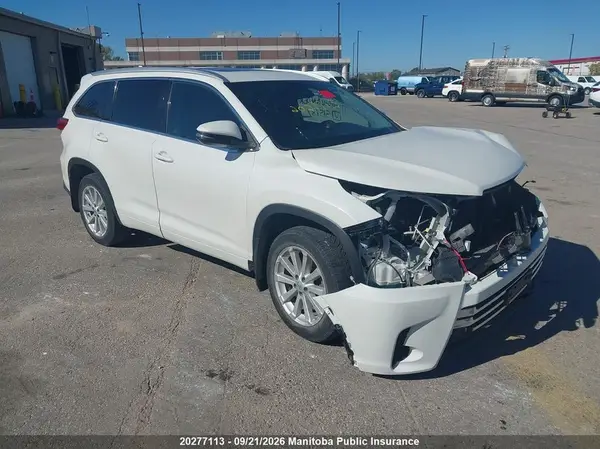 5TDJZRFH1HS515187 — 2017 Toyota Highlander, Передняя часть слева (Left Front), фото до ремонта