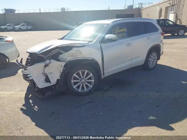 5TDJZRFH1HS515187 — 2017 Toyota Highlander, фото 2 с аукциона IAAI 29.09.2026, Передняя часть слева