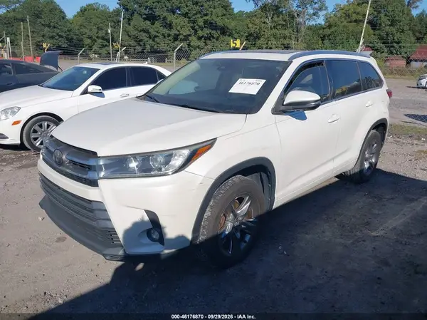 2017 TOYOTA HIGHLANDER VIN 5TDYZRFH0HS187436 фото 2