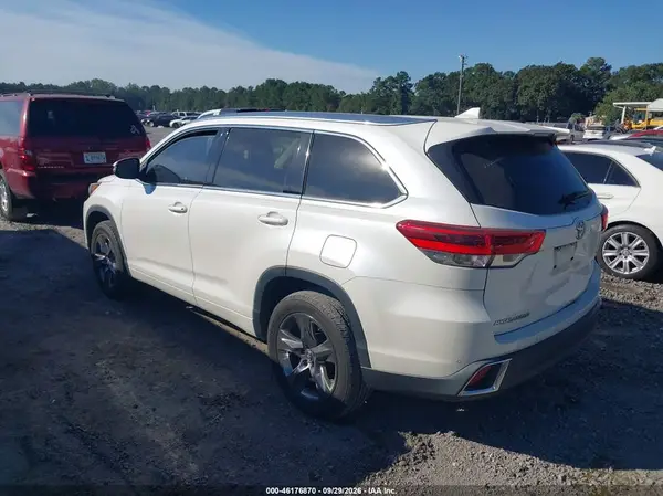 2017 TOYOTA HIGHLANDER VIN 5TDYZRFH0HS187436 фото 3