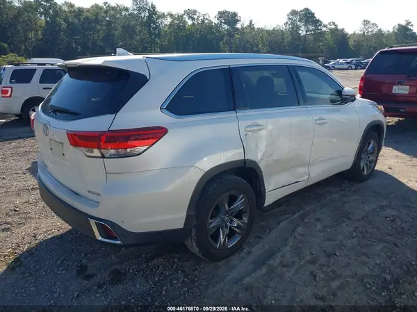 2017 TOYOTA HIGHLANDER VIN 5TDYZRFH0HS187436 фото 4