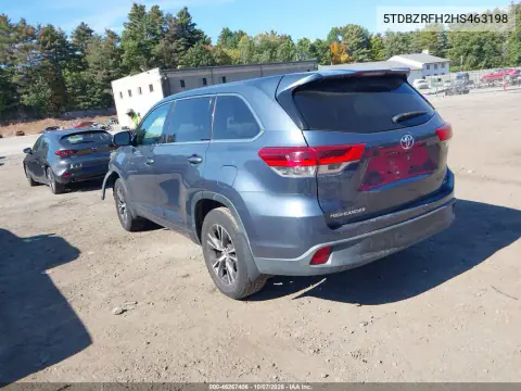 2017 Toyota Highlander Le VIN 5TDBZRFH2HS463198 фото 4