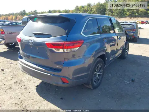 2017 Toyota Highlander Le VIN 5TDBZRFH2HS463198 фото 5