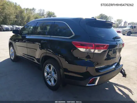 2017 Toyota Highlander Limited VIN 5TDDZRFH9HS479262 фото 4