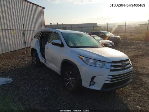 2017 Toyota Highlander Xle VIN 5TDJZRFH5HS400463 фото 2