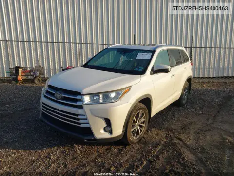 2017 Toyota Highlander Xle VIN 5TDJZRFH5HS400463 фото 3