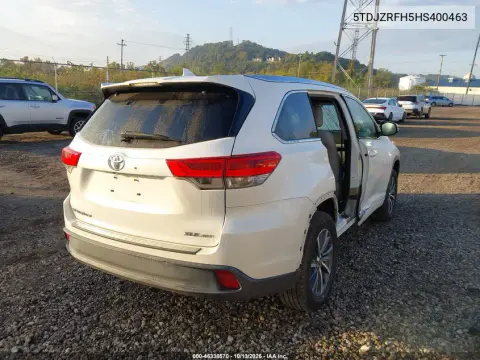 2017 Toyota Highlander Xle VIN 5TDJZRFH5HS400463 фото 5