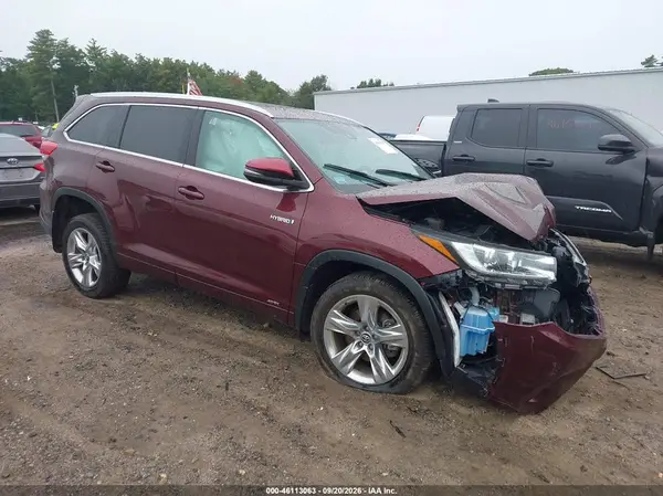 5TDDGRFH9KS054511 — 2019 Toyota Highlander, Передняя часть (Front & Rear), фото до ремонта