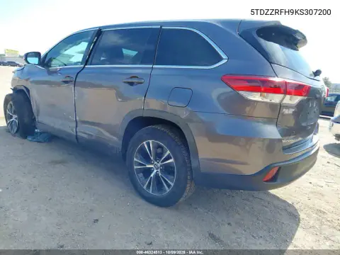 2019 Toyota Highlander Le Plus VIN 5TDZZRFH9KS307200 фото 3