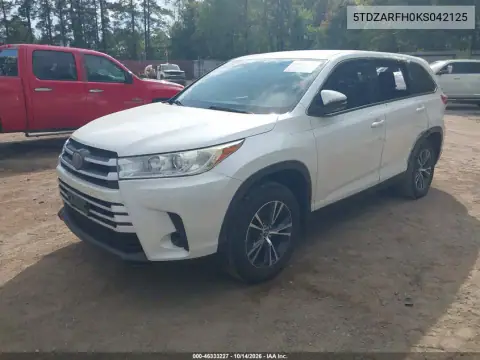 5TDZARFH0KS042125 — 2019 Toyota Highlander, фото 3 с аукциона IAAI, Левый бок