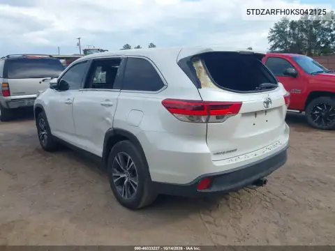 5TDZARFH0KS042125 — 2019 Toyota Highlander, фото 4 с аукциона IAAI, Левый бок