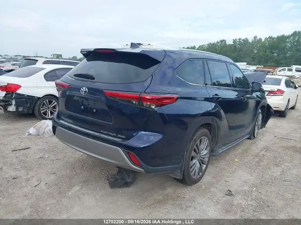 5TDFZRBH7LS042335 — 2020 Toyota Highlander, фото 4 с аукциона IAAI 29.09.2026, Передняя часть