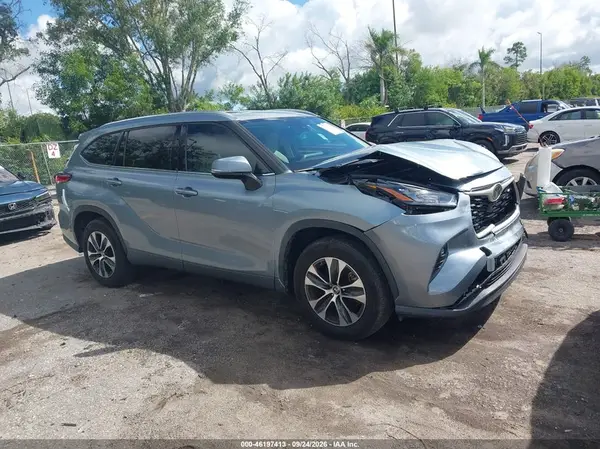 5TDGZRAHXLS022750 — 2020 Toyota Highlander, Передняя часть (Front End), фото до ремонта