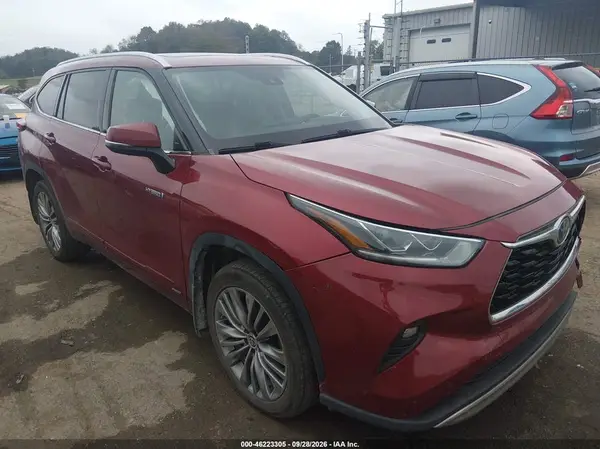 5TDEBRCH3LS004602 — 2020 Toyota Highlander, Передняя часть (Front End), фото до ремонта