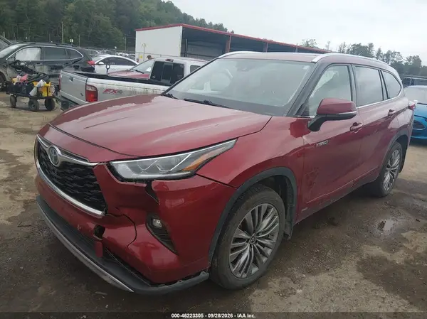 5TDEBRCH3LS004602 — 2020 Toyota Highlander, фото 2 с аукциона IAAI, Передняя часть