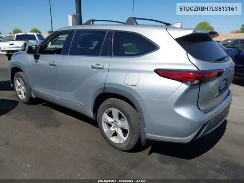 2020 Toyota Highlander L VIN 5TDCZRBH7LS513161 фото 4