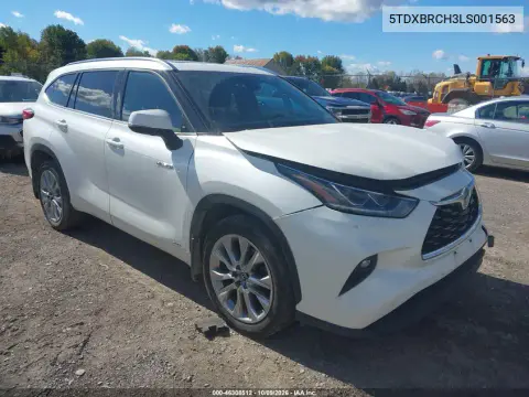 2020 Toyota Highlander Hybrid Limited VIN 5TDXBRCH3LS001563 фото 2