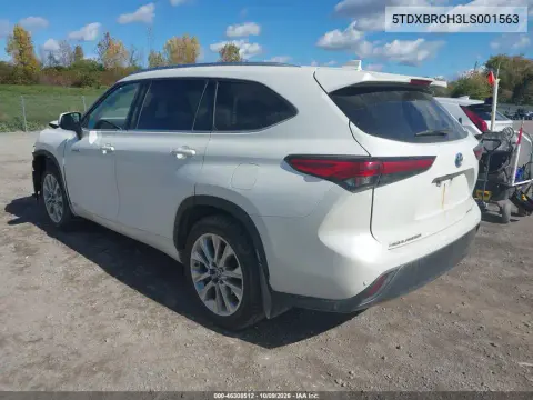 2020 Toyota Highlander Hybrid Limited VIN 5TDXBRCH3LS001563 фото 4