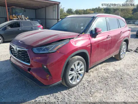 2020 Toyota Highlander Limited VIN 5TDDZRBH1LS053788 фото 3