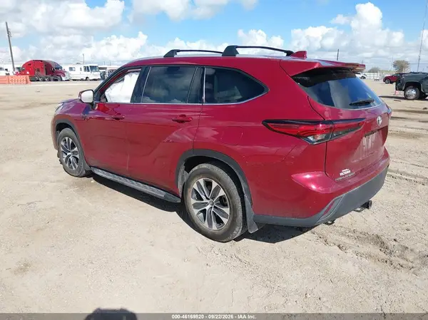 5TDGZRAH0NS115635 — 2022 Toyota Highlander, фото 3 с аукциона IAAI 14.10.2026, Не указано