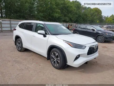 5TDKDRBH4SS580759 — 2025 Toyota Highlander, Левая сторона, фото до ремонта