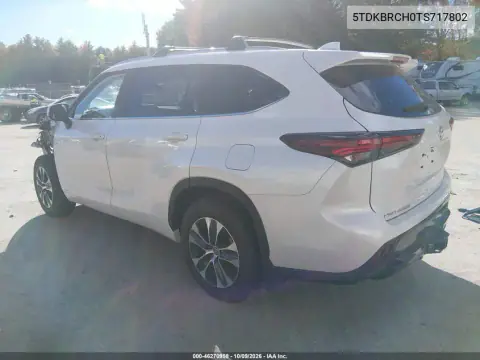 2026 Toyota Highlander Hybrid Xle VIN 5TDKBRCH0TS717802 фото 3