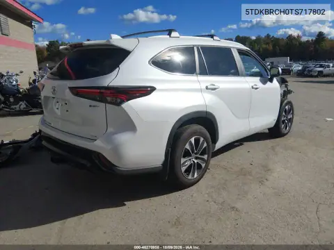 2026 Toyota Highlander Hybrid Xle VIN 5TDKBRCH0TS717802 фото 4