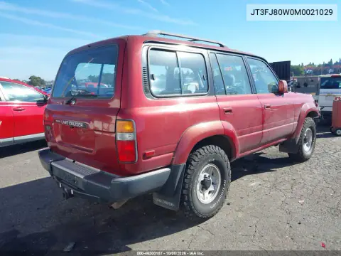 1991 Toyota Land Cruiser Fj80 VIN JT3FJ80W0M0021029 фото 4