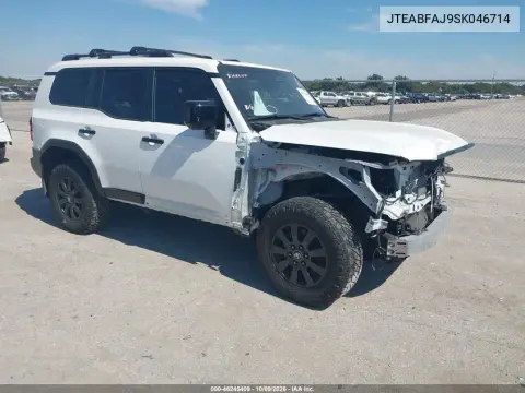 JTEABFAJ9SK046714 — 2025 Toyota Land Cruiser, Передняя часть, фото до ремонта