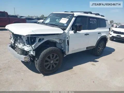 2025 Toyota Land Cruiser VIN JTEABFAJ9SK046714 фото 3