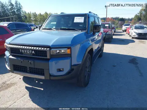 2026 Toyota Land Cruiser VIN JTEABFAJ7TK057650 фото 3
