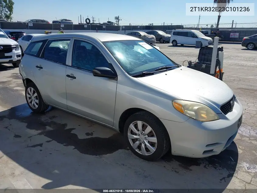 2003 Toyota Matrix Standard VIN 2T1KR32E23C101236 фото 2