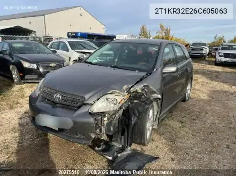 2006 Toyota Matrix Xr VIN 2T1KR32E26C605063 фото 2