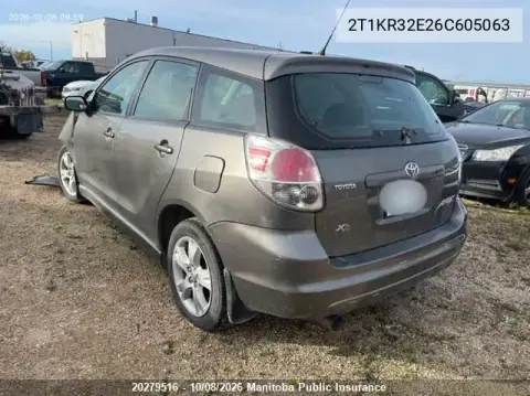 2006 Toyota Matrix Xr VIN 2T1KR32E26C605063 фото 3