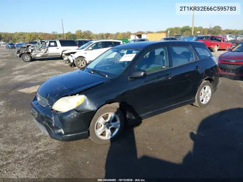 2006 Toyota Matrix Xr VIN 2T1KR32E66C595783 фото 3