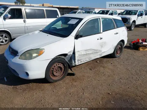 2006 Toyota Matrix VIN 2T1KR32E46C598990 фото 2