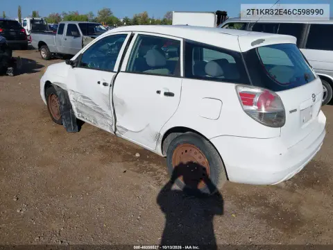 2006 Toyota Matrix VIN 2T1KR32E46C598990 фото 3