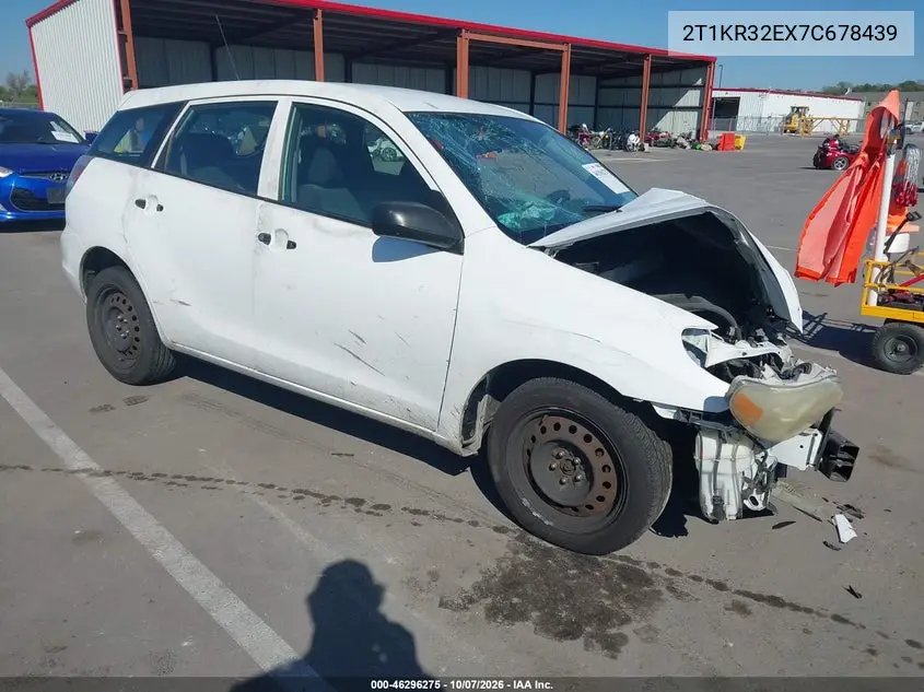 2007 Toyota Matrix VIN 2T1KR32EX7C678439 фото 1