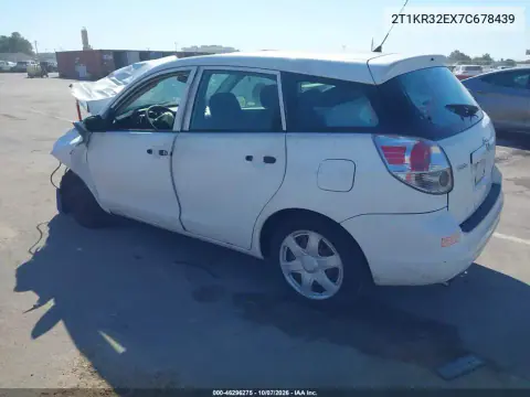 2007 Toyota Matrix VIN 2T1KR32EX7C678439 фото 3