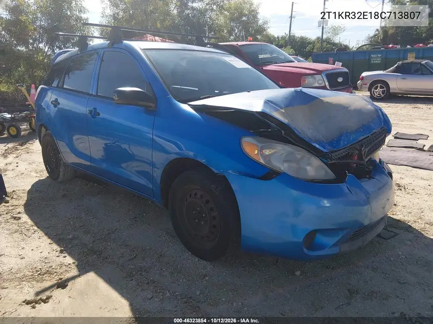 2008 Toyota Matrix VIN 2T1KR32E18C713807 фото 2